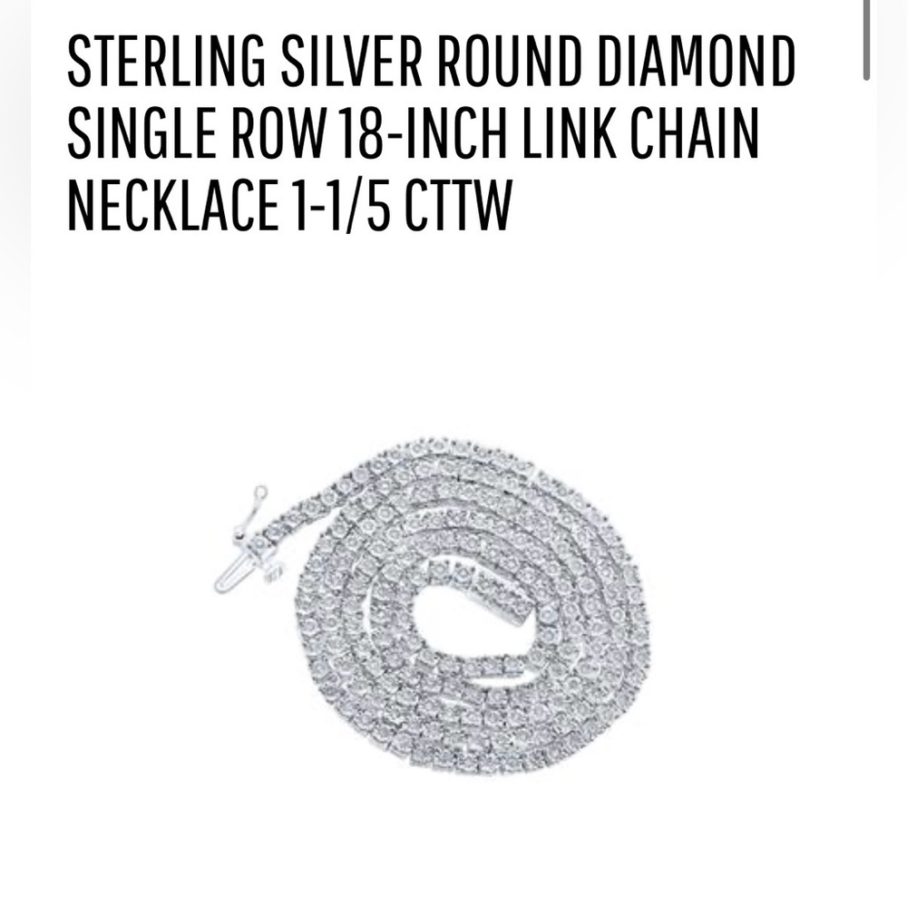 Sterling Silver | White Gold Vermeil | Genuine Diamonds - Picture 2 of 2